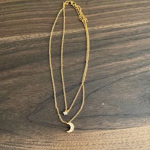 Star and moon necklace